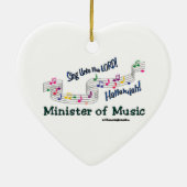 Cnotes Minister van Muziek Keramisch Ornament (Achterkant)