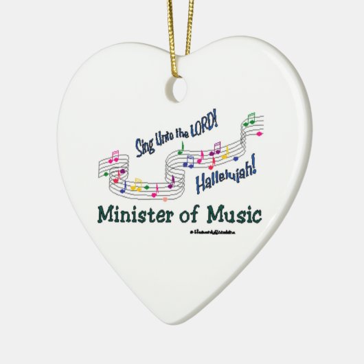 Cnotes Minister van Muziek Keramisch Ornament (Links)