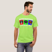 CNR Mannen Apparel Raglan Donker T-shirt (Voorkant volledig)