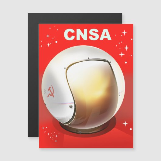 CNSA China-ruimte kunst. (Voorkant / Achterkant)