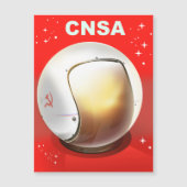 CNSA China-ruimte kunst. (Voorkant)