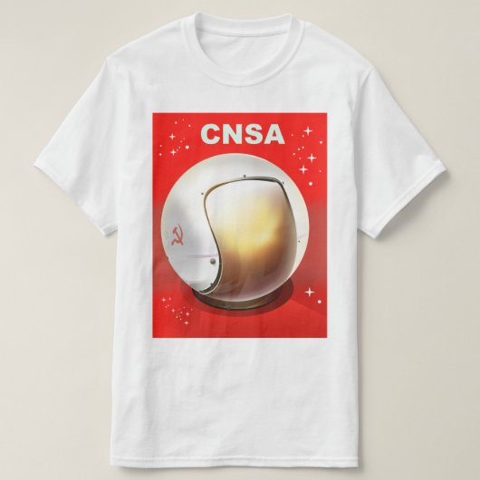 CNSA Chinese ruimte kunst. T-shirt (Design voorkant)