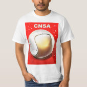 CNSA Chinese ruimte kunst. T-shirt (Voorkant)