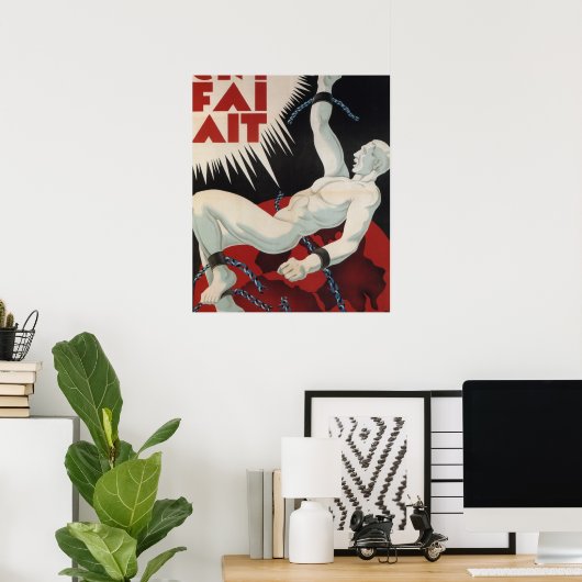 CNT. FAI. AIT (1937)_Poster Propaganda Poster (Thuiskantoor)