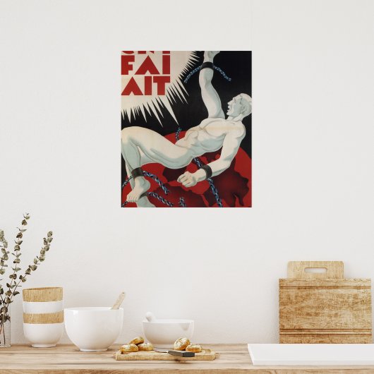 CNT. FAI. AIT (1937)_Poster Propaganda Poster (Keuken)