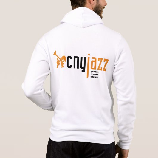 CNY Jazz Zip Front Hoodie (Achterkant)