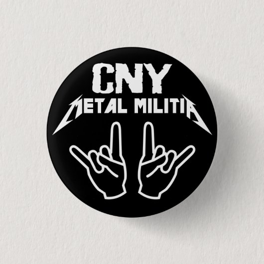 CNY Metal Militia-Button Ronde Button 3,2 Cm (Voorkant)