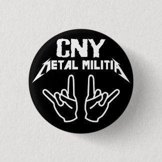 CNY Metal Militia-Button Ronde Button 3,2 Cm