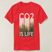 CO2 is leven 2 T-shirt (Design voorkant)