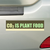 CO2 is Plant Bumpersticker (Op auto)