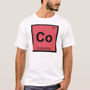 Co - Columbia Missouri Scheikunde Periodiek Systee T-shirt