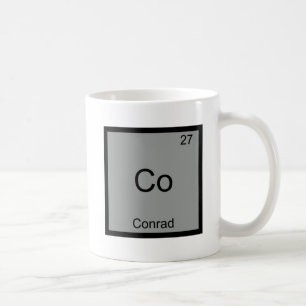Co - Conrad Grappig Chemie Element Symbool T-Shirt Koffiemok