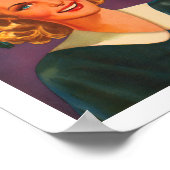 Co-Ed Brand Citrus Label Poster (Hoek)