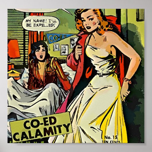 Co Ed Calamity Poster (Voorkant)
