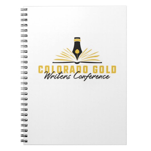CO Gold Writers-conferentieitems van RMFW Notitieboek (Voorkant)