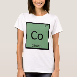Co - Korianderkruid Chemie Periodiek Systeem Symbo T-shirt