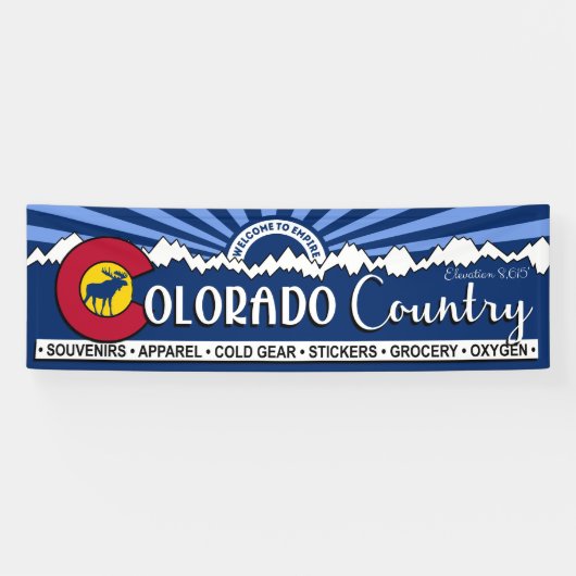 CO Landenparkeerbanner Spandoek (Horizontaal)