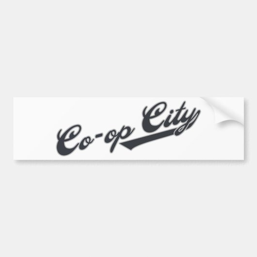 Co-op City Bumpersticker (Voorkant)