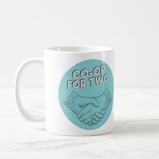 Co-op for Two Logo 11oz klassieke mok (Links)