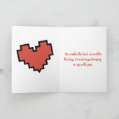 Co-Op Mode Video Game Valentine's Day Feestdagen Kaart (Binnen)