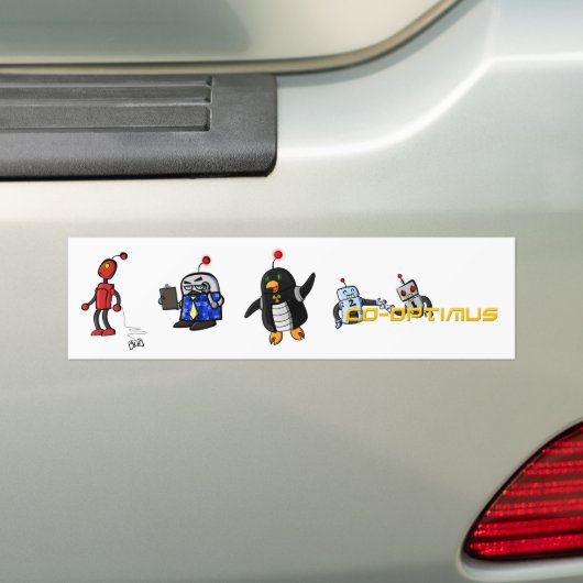 Co-Optimus Bumpersticker tekens (Op auto)