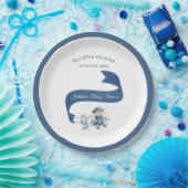 Co-piloot is op weg Baby Boy Shower Bord (Feest)