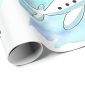 Co-piloot met vliegtuig cadeaupapier (Rol Hoek)