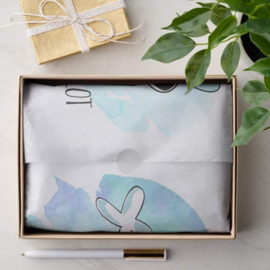 Co-piloot met vliegtuig tissuepapier (Geschenk)