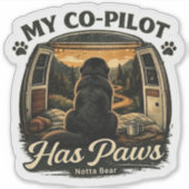 Co Piloot Newfie Sticker (Voorkant)