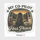 Co Piloot Newfie Sticker (Vel)