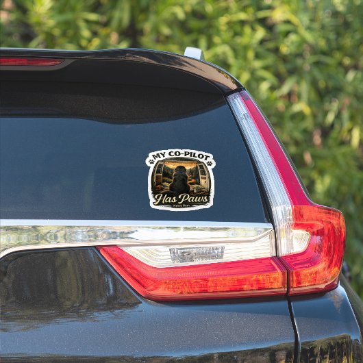 Co Piloot Newfie Sticker (Auto Zijkant)