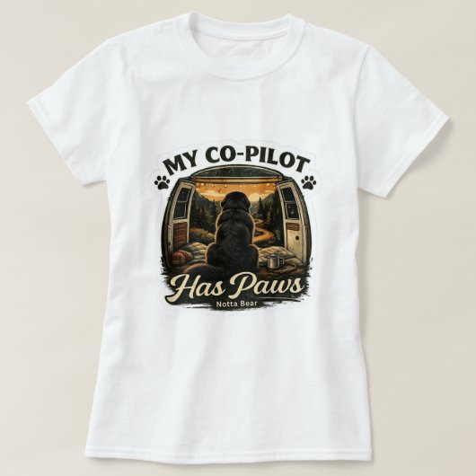 Co Piloot Newfie T-shirt (Design voorkant)
