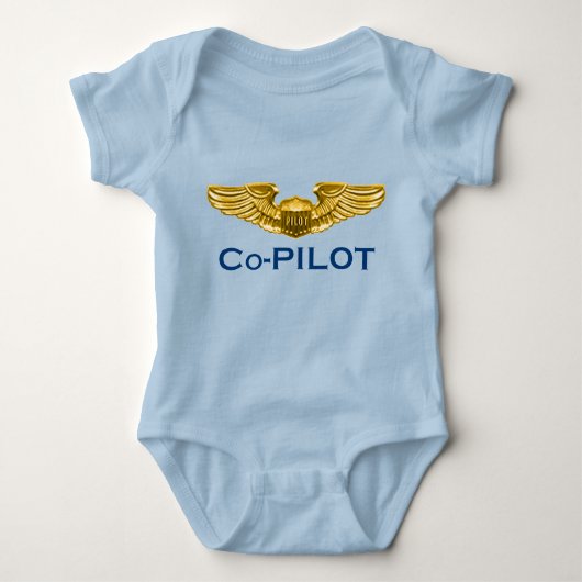 Co-Pilot Baby Bodysuit (Voorkant)