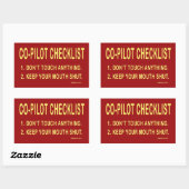 Co-Pilot Checklist: Stickers (Vel)