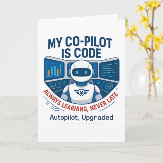 Co-pilot-codeontwerp voor kunstmatige intelligenti kaart (Gele Bloem)