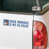 Co-Pilot Monkey-Bumpersticker Bumpersticker (Op Truck)