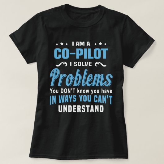 Co-Pilot T-shirt (Design voorkant)