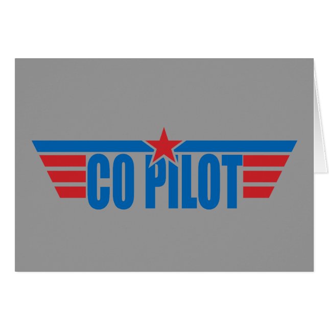 Co-Pilot Wings Badge - Luchtvaart (Voorkant Horizontaal)
