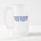 Co-Pilot Wings Badge - Luchtvaart Matglas Bierpul (Links)