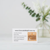 CO-RX-kaarten Visitekaartje (Staand voorkant)