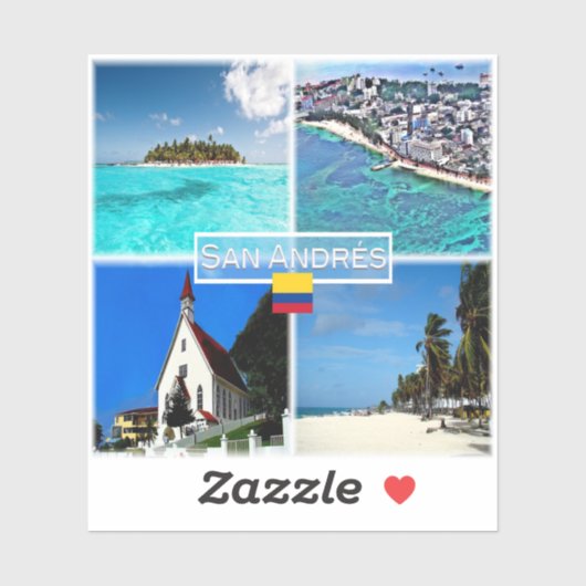 CO San Andres - Johnny Cay - San Louis - Sticker (Vel)