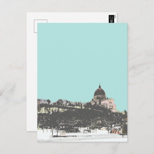 Côte-des-Neiges & Oratoire Saint-Joseph Briefkaart (Voorkant / Achterkant)