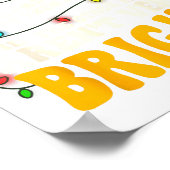 Co-workers Are Like Christmas Lights They All Hang Poster (Hoek)