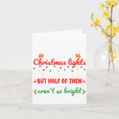 Co-workers Are Like Christmas Lights They Hang Tog Kaart (Gele Bloem)