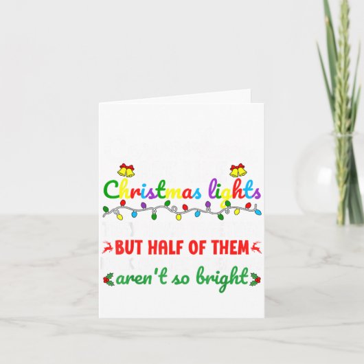 Co-workers Are Like Christmas Lights They Hang Tog Kaart (Voorkant)