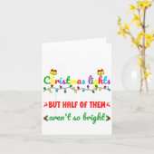 Co-workers Are Like Christmas Lights They Hang Tog Kaart (Gele Bloem)