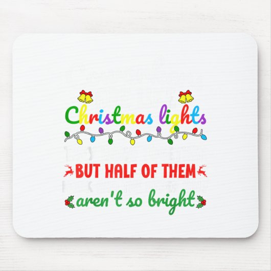 Co-workers Are Like Christmas Lights They Hang Tog Muismat (Voorkant)