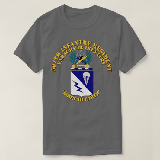 COA 507e Infanterieregiment T-shirt (Design voorkant)
