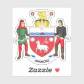 CoA of St. John's, Newfoundland & Labrador, Canada Sticker (Vel)