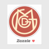 CoA of the Colony of Madagascar and Dependencies Sticker (Vel)